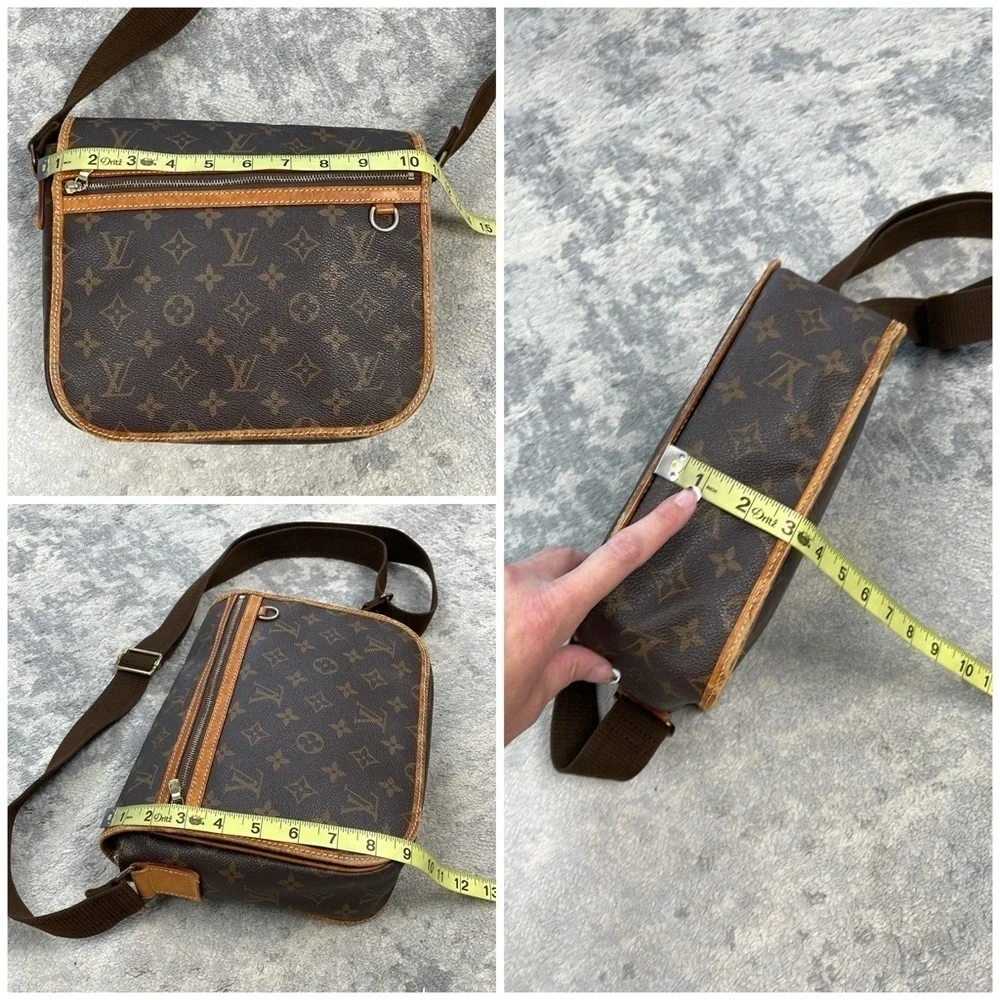 Louis Vuitton Messenger Bosphore PM M40106 Monogram Canvas Crossbody Bag Brown